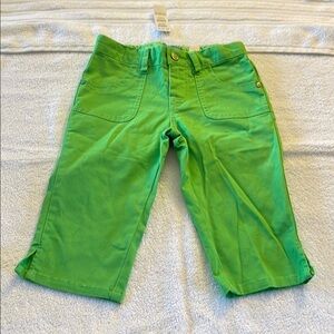 The Children's Place Green Casual Capri Bottoms with Elastic Waistband